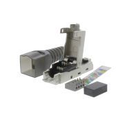 Klemko RJ45 Toolless connector, Cat6, STP, PoE, 1,5A,  Shielded ronde kabel  | 182422