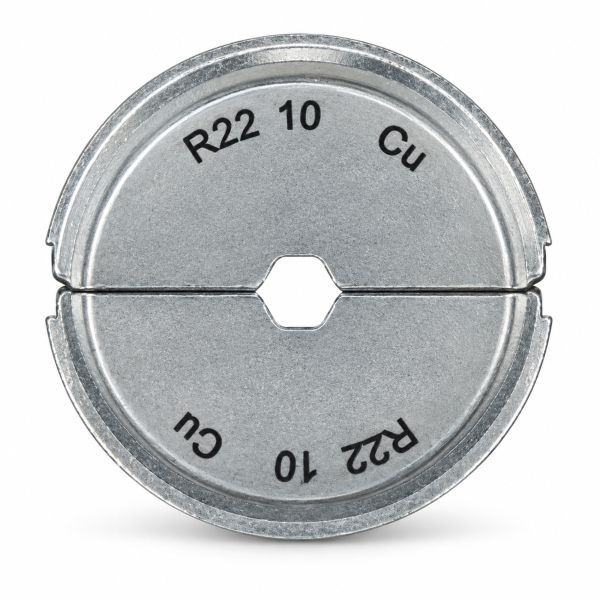 Klemko inzetmatrijs MS22 kabelschoen DIN40500 doorsnede 10mm² zeskantpersing