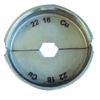 Matrijsset MS22, zeskantpersing, kabelschoen,doorsnede:16mm², DIN46235