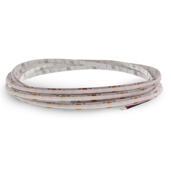 COB ledstrip IP20, 24V, 3000K 1294lm/m, 5 meter