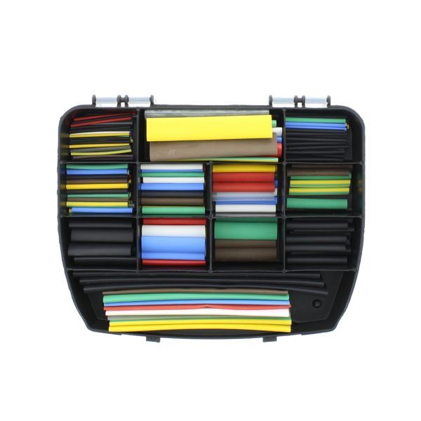 Klemko slagvaste kunststof kist gevuld met krimpkous tot 19 mm (3/4 inch) | 910047