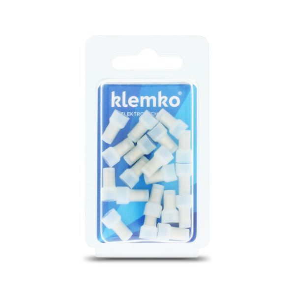 Klemko blister geïsoleerde nylon eindverbinders D=3mm 25 stuks | 171326