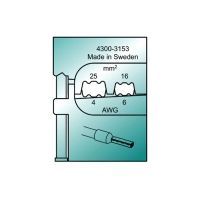 Klemko inzetmatrijs MTF adereindhulzen 16 mm² en 25 mm² | 930630