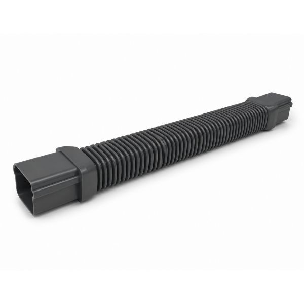 Canalit flexibel leidingstuk voor leidingkanaal airco en warmtepomp antraciet grijs RAL7016 125x75mm | 942279