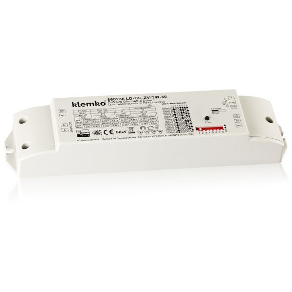 Lumiko led driver IP20 constante stroom 250-1500mA, 50W, Z-wave, Tunable White, dimbaar | 860236