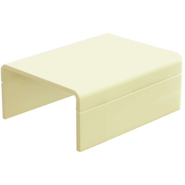 Eindstuk 25x13mm crème