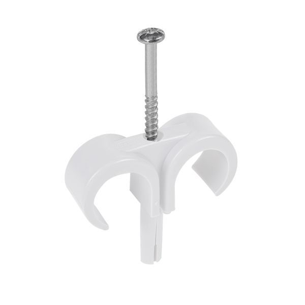 Plugclip schroef duo 16/19mm transparant 100 stuks