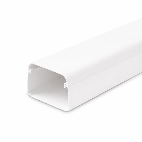 Canalit leidingkanaal voor airco wit RAL9010 90x65mm - verpakt 2 meter | 940265