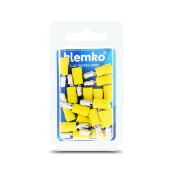 Klemko blister geïsoleerde rondsteker M5 super pidg 4,0-6,0mm² PVC | 170970