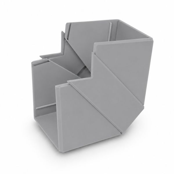 Canalit buitenhoek voor M5 kabelkanaal60x40mm grijs