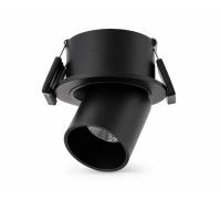 Lumiko Piran COB richtbare semi inbouwspot zwart 3.1W, 350mA, 2700K