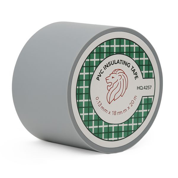 PVC Tape grijs B50mm L10mtr