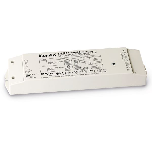 Lumiko led driver IP20 constante spanning 24V, 96W, Zigbee, RGB/RGBW, dimbaar | 860222