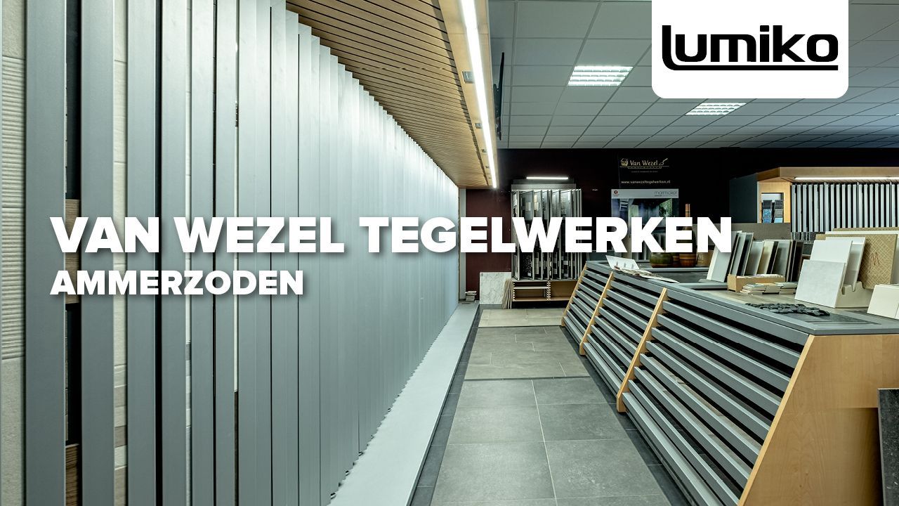 Perfecte verlichting voor Van Wezel Tegelwerken door Klemko