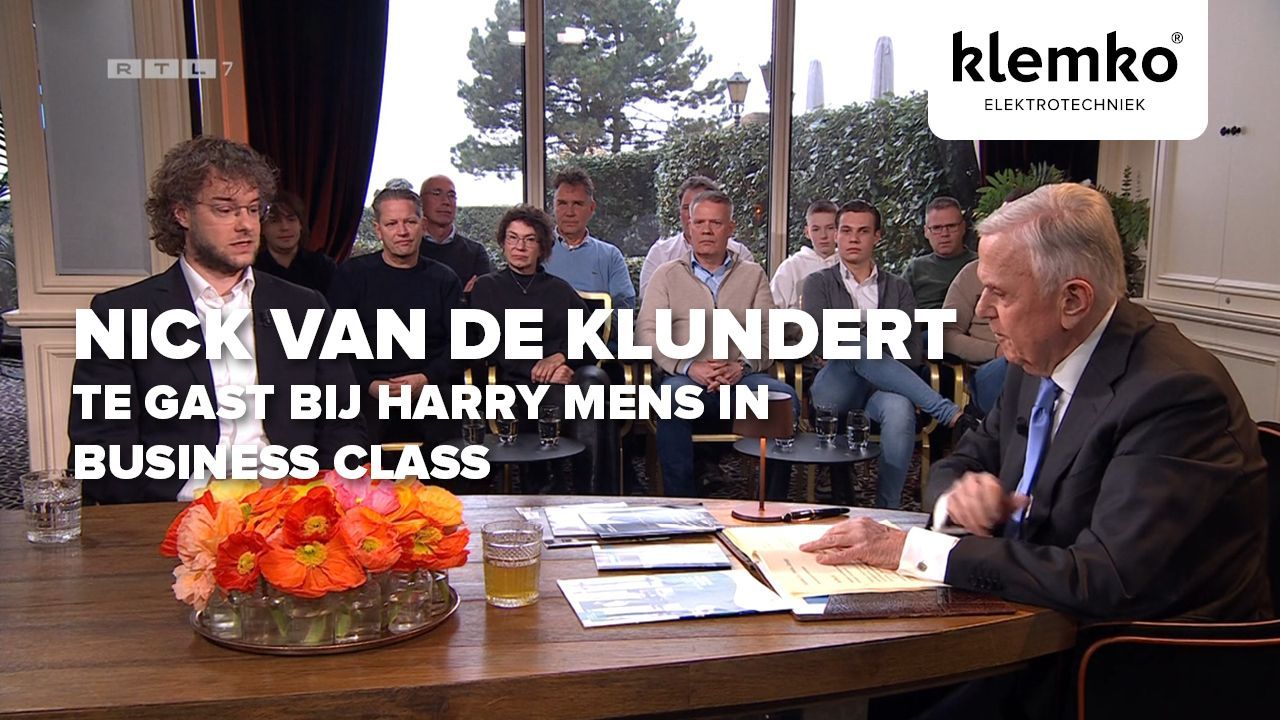 Nick van de Klundert te gast bij Harry Mens in Business Class