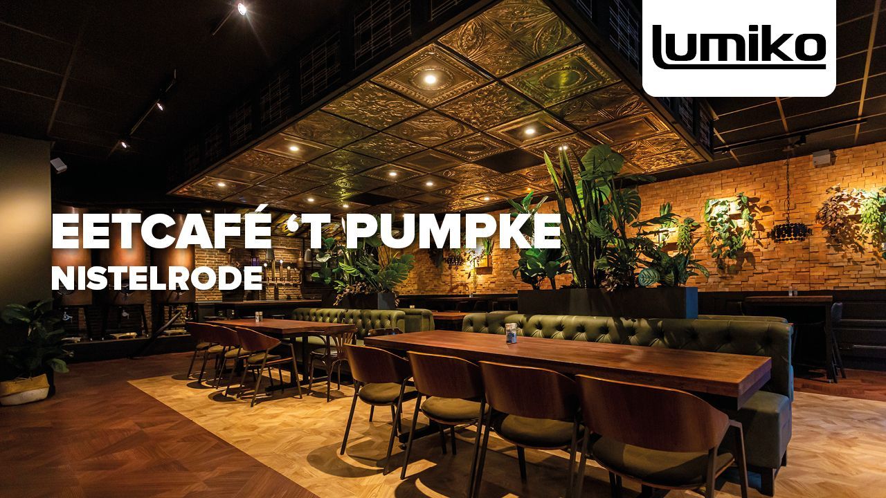 Sfeervolle Lumiko verlichting voor eetcafe 't Pumpke in Nistelrode