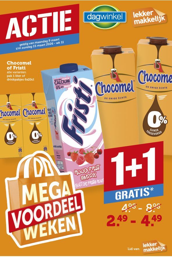 Dagwinkel folder van volgende week