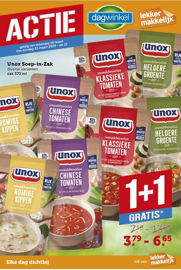 Dagwinkel folder van de week