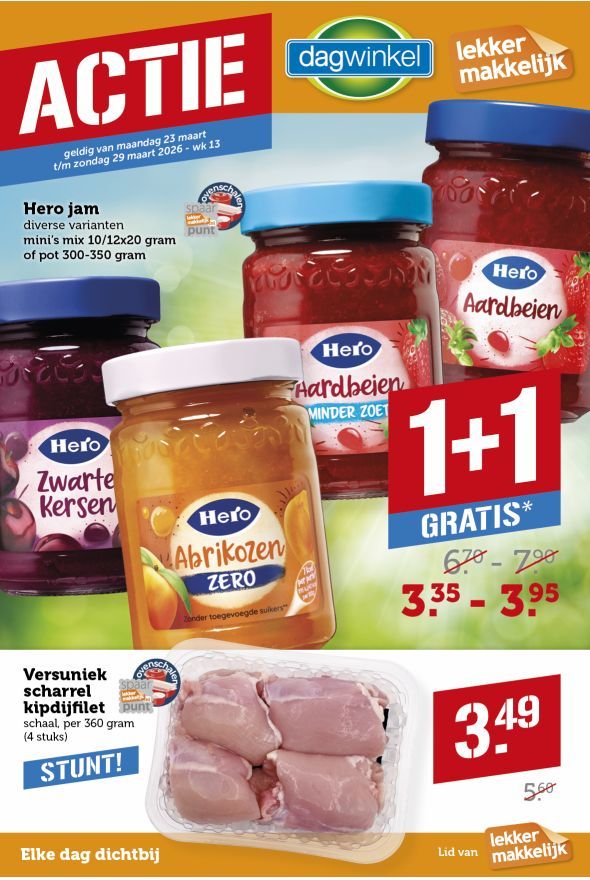 Dagwinkel folder van de week