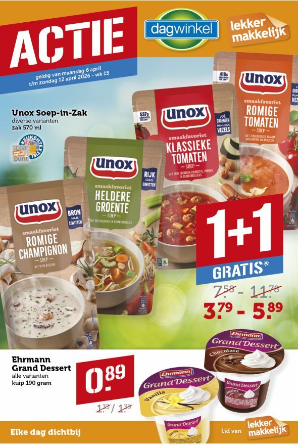 Dagwinkel folder van de week