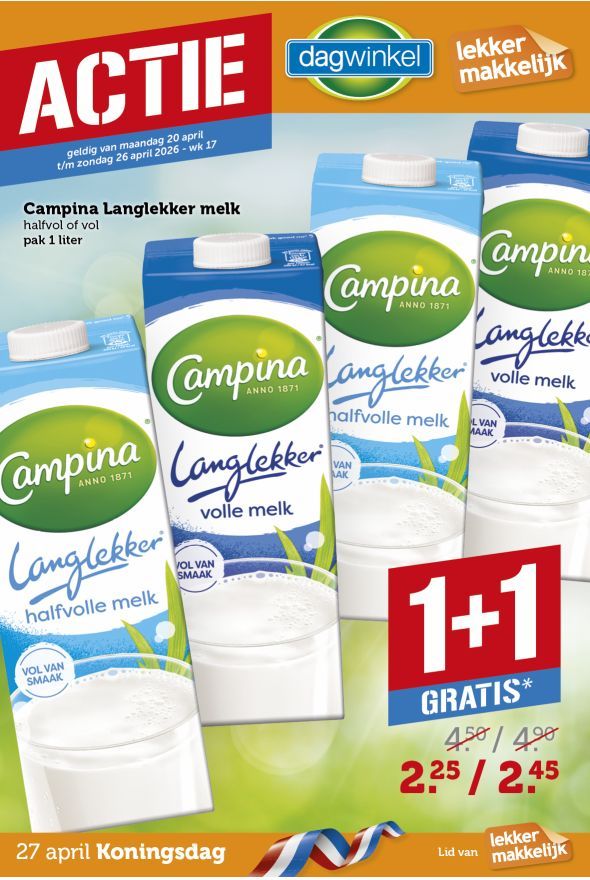 Dagwinkel folder van volgende week