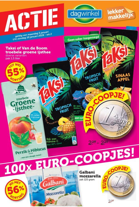 Dagwinkel folder van de week