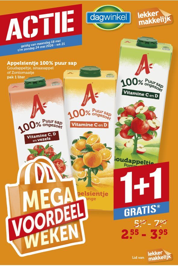 Dagwinkel folder van volgende week
