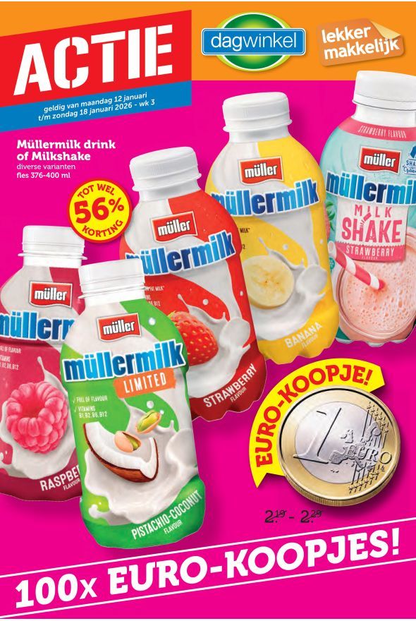 Dagwinkel folder van de week