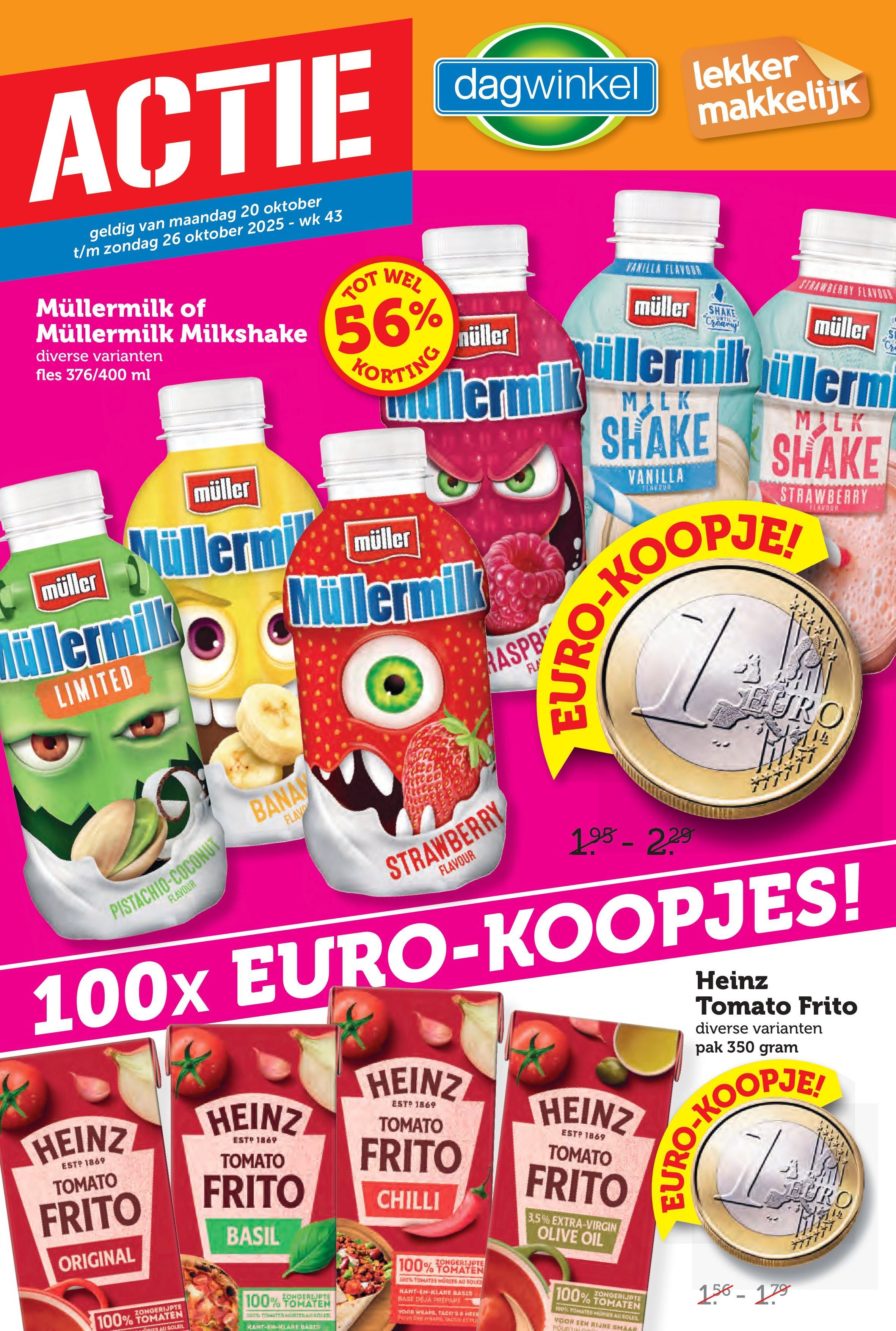 Dagwinkel folder van de week