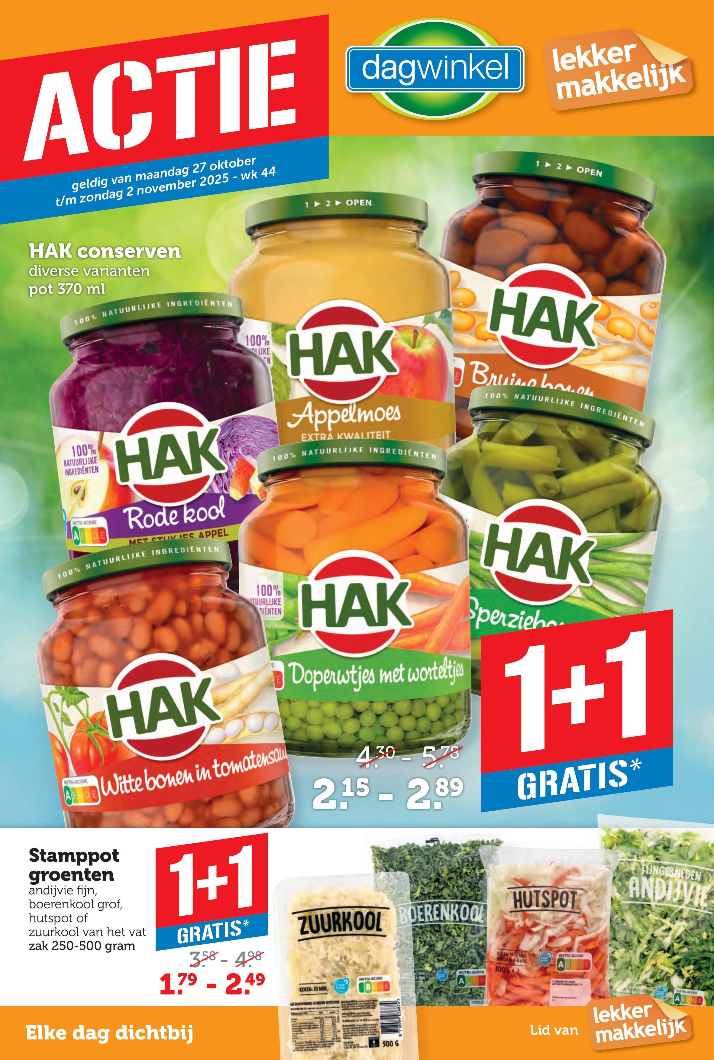 Dagwinkel folder van de week