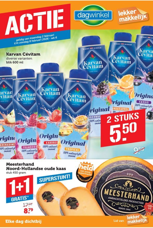 Dagwinkel folder van de week