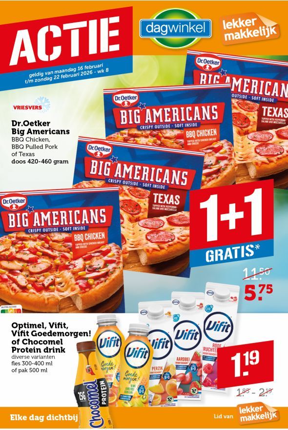 Dagwinkel folder van volgende week