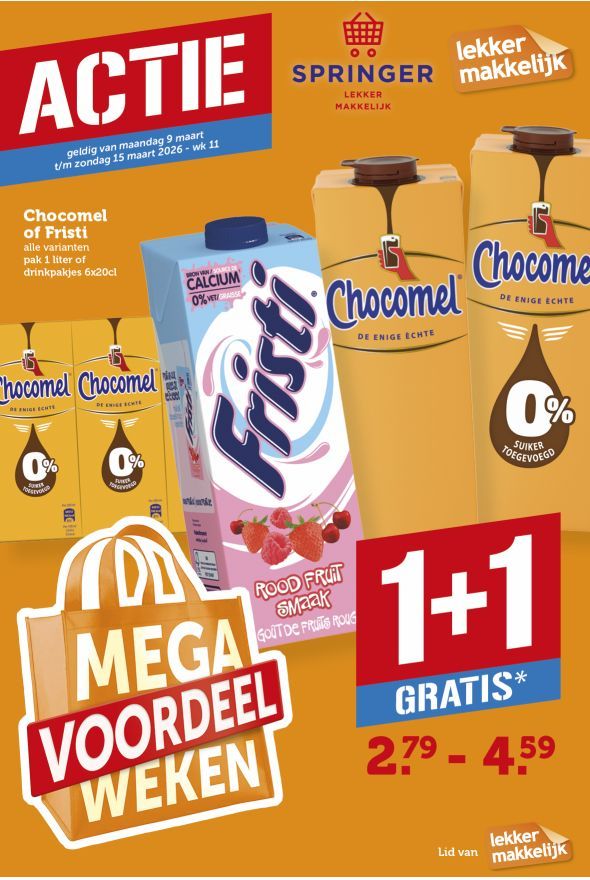 Springer folder van volgende week