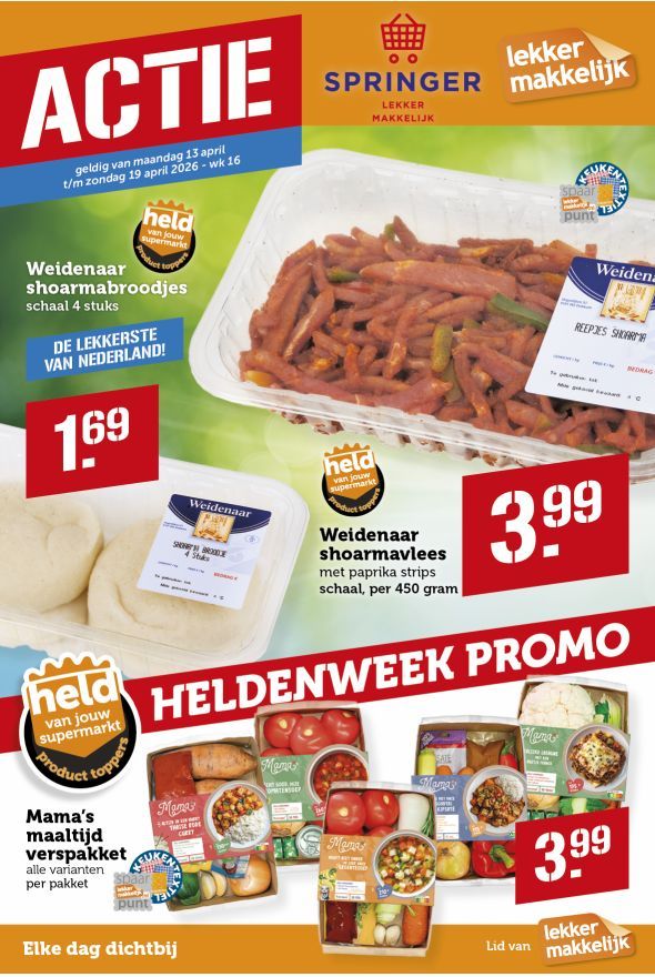 Springer folder van deze week