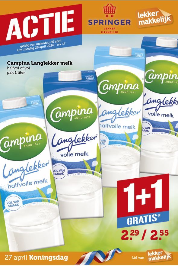 Springer folder van volgende week