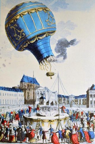 234 jaar geleden werd de eerste ballonvaart gemaakt