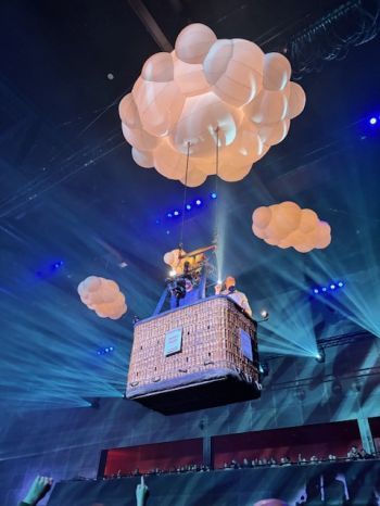 Ballonvaren in het Afas Live 