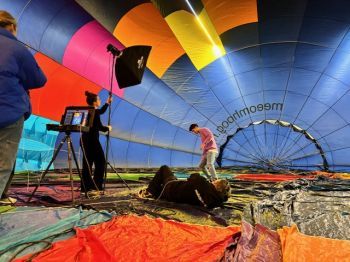 Fotoshoot luchtballon