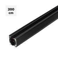 3 fase rails - rail 200cm, zwart (RAL9005)