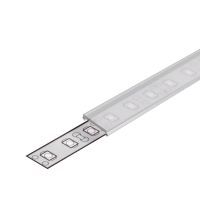 Profiel afdekking C2 klik, transparant 2 meter voor Prof 10 op- en inbouw