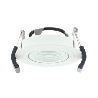 Rond inbouw armatuur voor Bonnita lichtbronnen, Wit