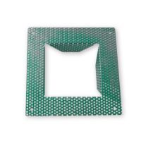 Stucplaat voor wand inbouwarmatuur 135x135mm