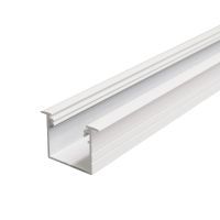 Profiel 20, inbouw, wit, 2 meter