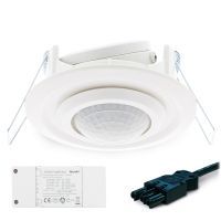 Aanwezigheidsmelder plafond PIR, 230V, 2000W, 6M, 40mm2, Wieland