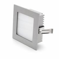 Tosca muur inbouwarmatuur 2.1W, 700mA, 3000K, diffuus