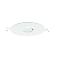 Verona inbouwarmatuur, rond, 1voudig, 120mm, wit
