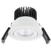 Bolero LED spot, 7W, 700mA, 829 lumen, 3000K, rond 78 mm, driver