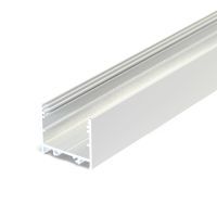 Profiel 30, type 30-02 opbouw recht, wit, 2 meter