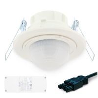 Aanwezigheidsmelder plafond PIR, 2200W, 10M, 80m2, Wieland