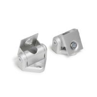 Profiel scharnier (2 stuks) voor Prof 30-02 en Prof 30-03 zilver